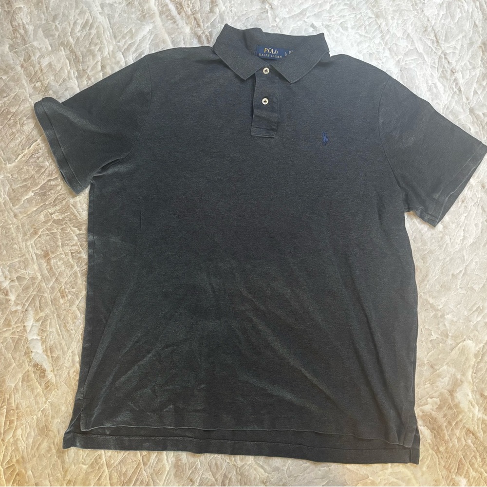 Polo by Ralph Lauren Men's Heather Gray Polo Shirt